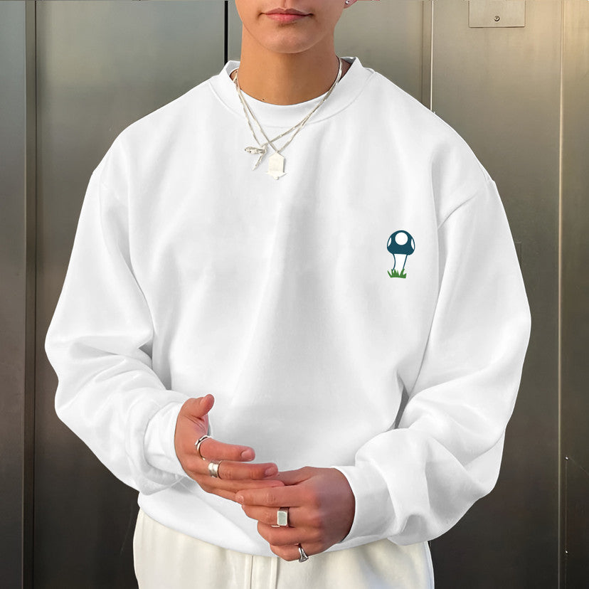 Mysterious Journey Oversized Sweatshirt – White Edition