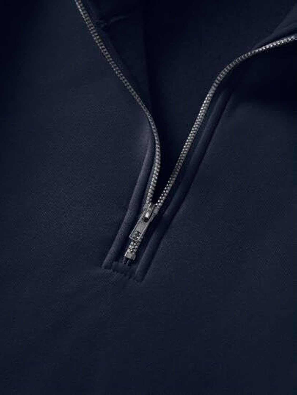 Men’s Navy Blue Half Zipper Sweatshirt – Stylish Quarter Zip Pullover for Casual & Smart Wear