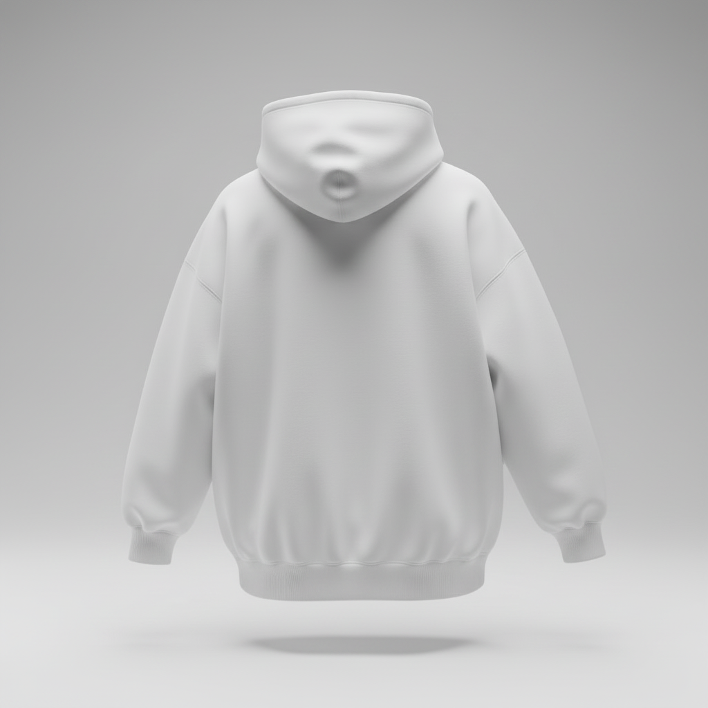 The Essential White Aesthetic Hoodie | Ultra-Heavy 350 GSM Cotton Fleece