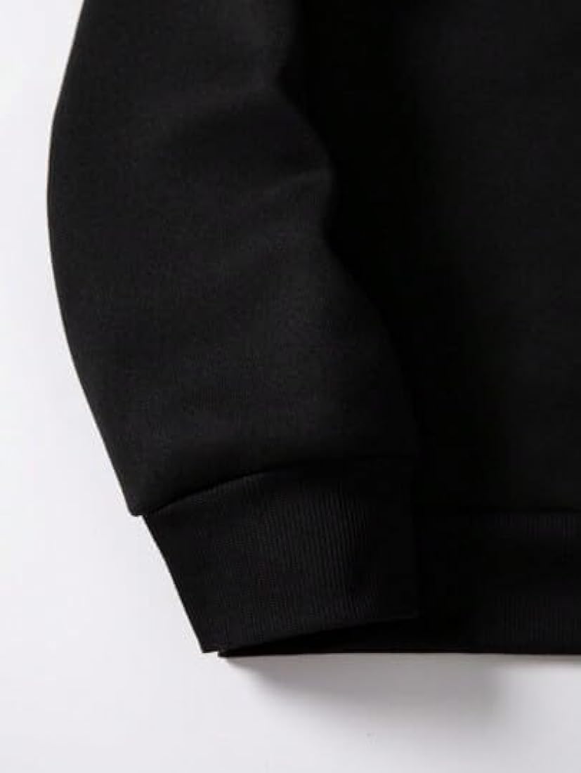 Classic Black Half-Zip Ribbed Sweater for Men | Winter Knit Pullover